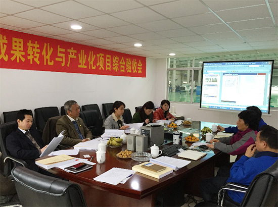 江山科技承担的省科技成就转化项目通过验收