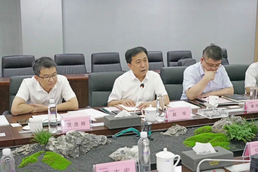 中铁设备赵华总经理莅临江山智能互换