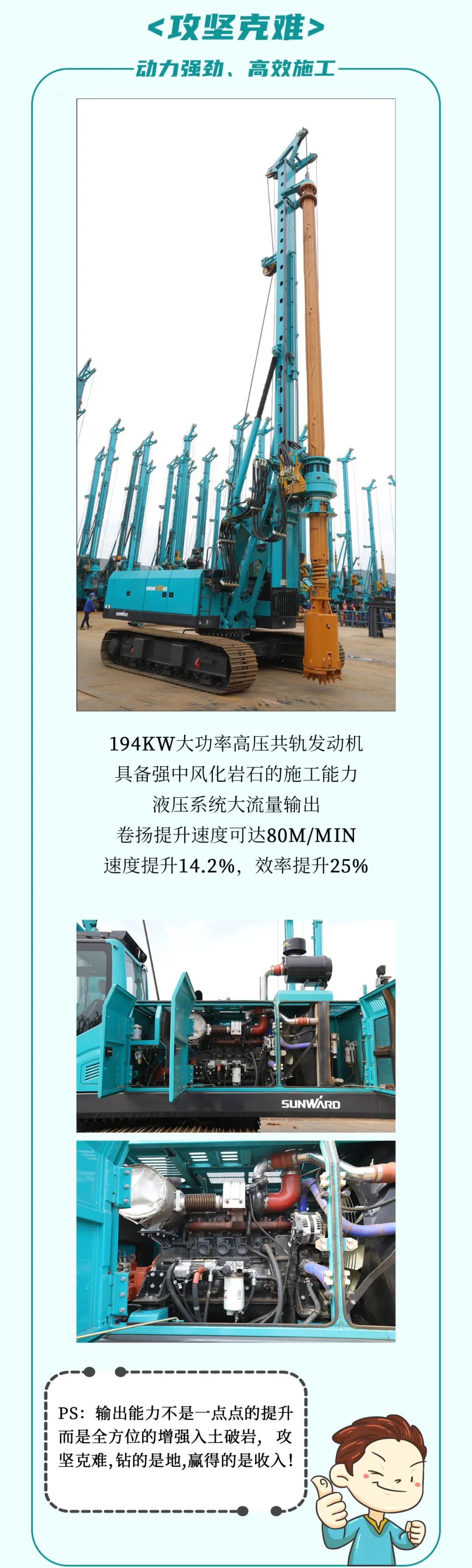 一图读懂 | 效能提升25% ！江山智能又一款铁甲沉器助力大国基建