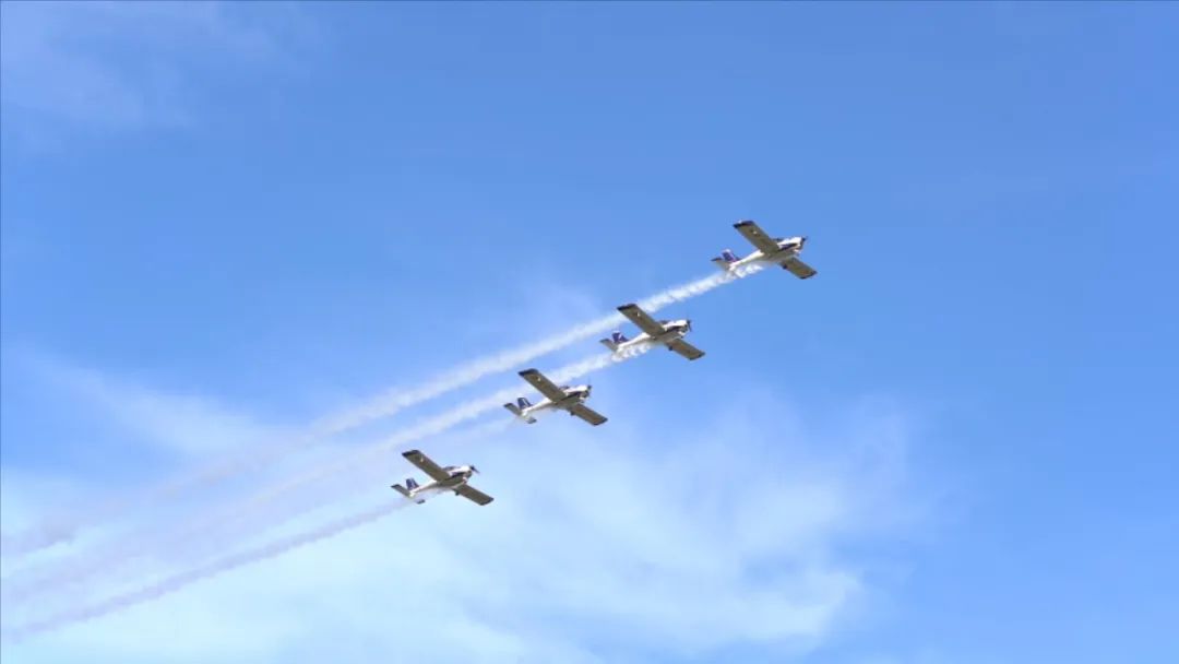 20220905101807_28488 空中着花、大坡度回旋、俯冲跃升……看江山飞行表演队炫技2022湖南航展动态展