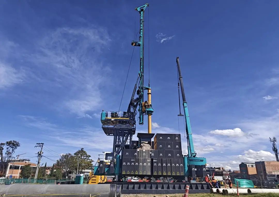 展示“中国造作”硬实力！江山智能PDP工法钻机助建波哥大地铁项目