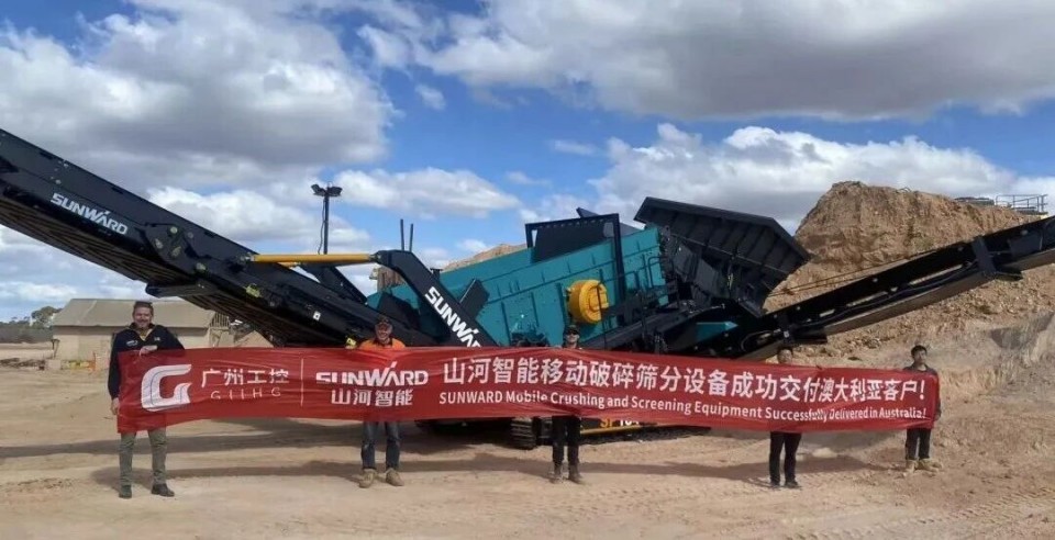 高效环保深受认可！江山智能破碎筛分设备首进澳洲市场