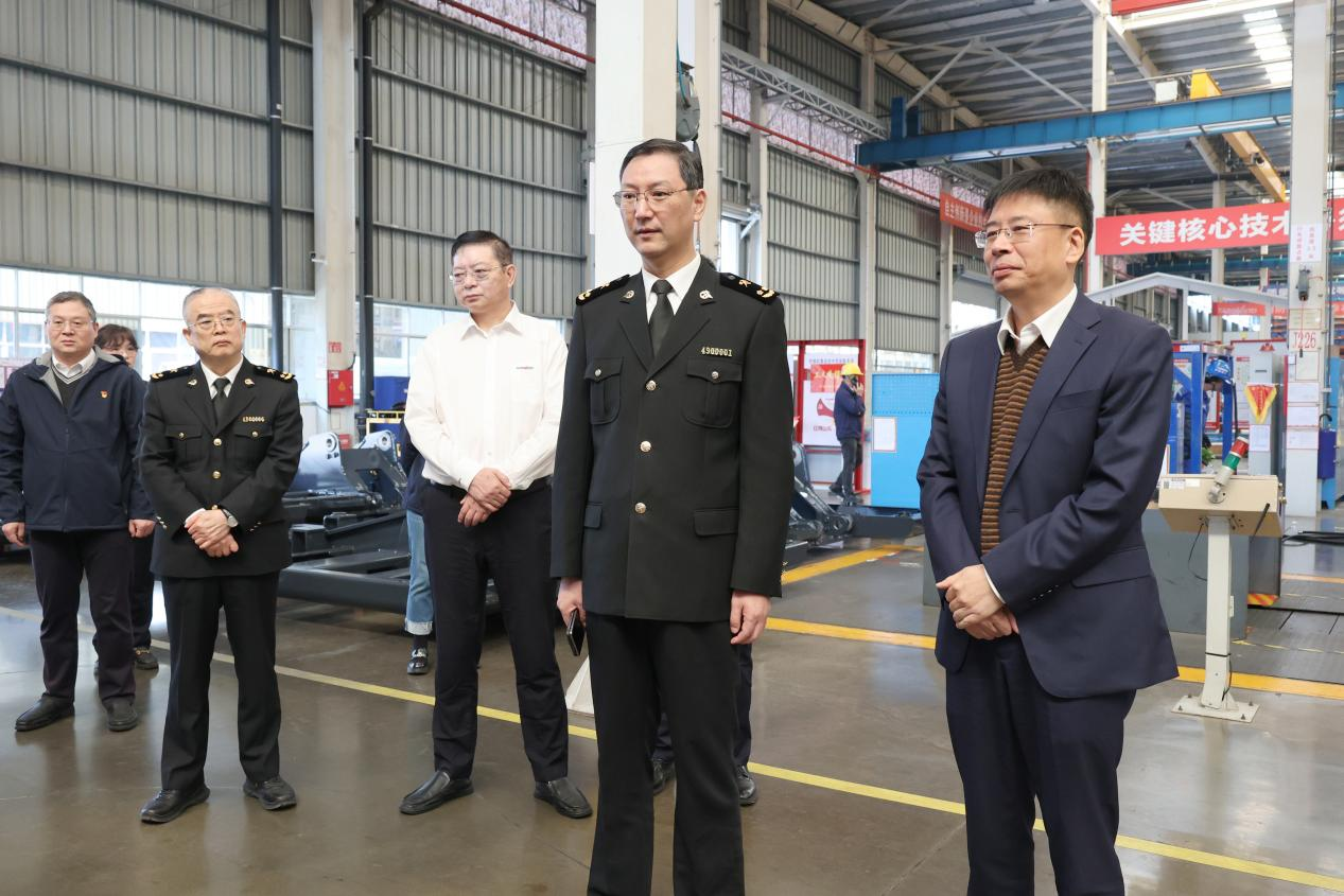 长沙海关关长、党委书记顾炯调研江山智能