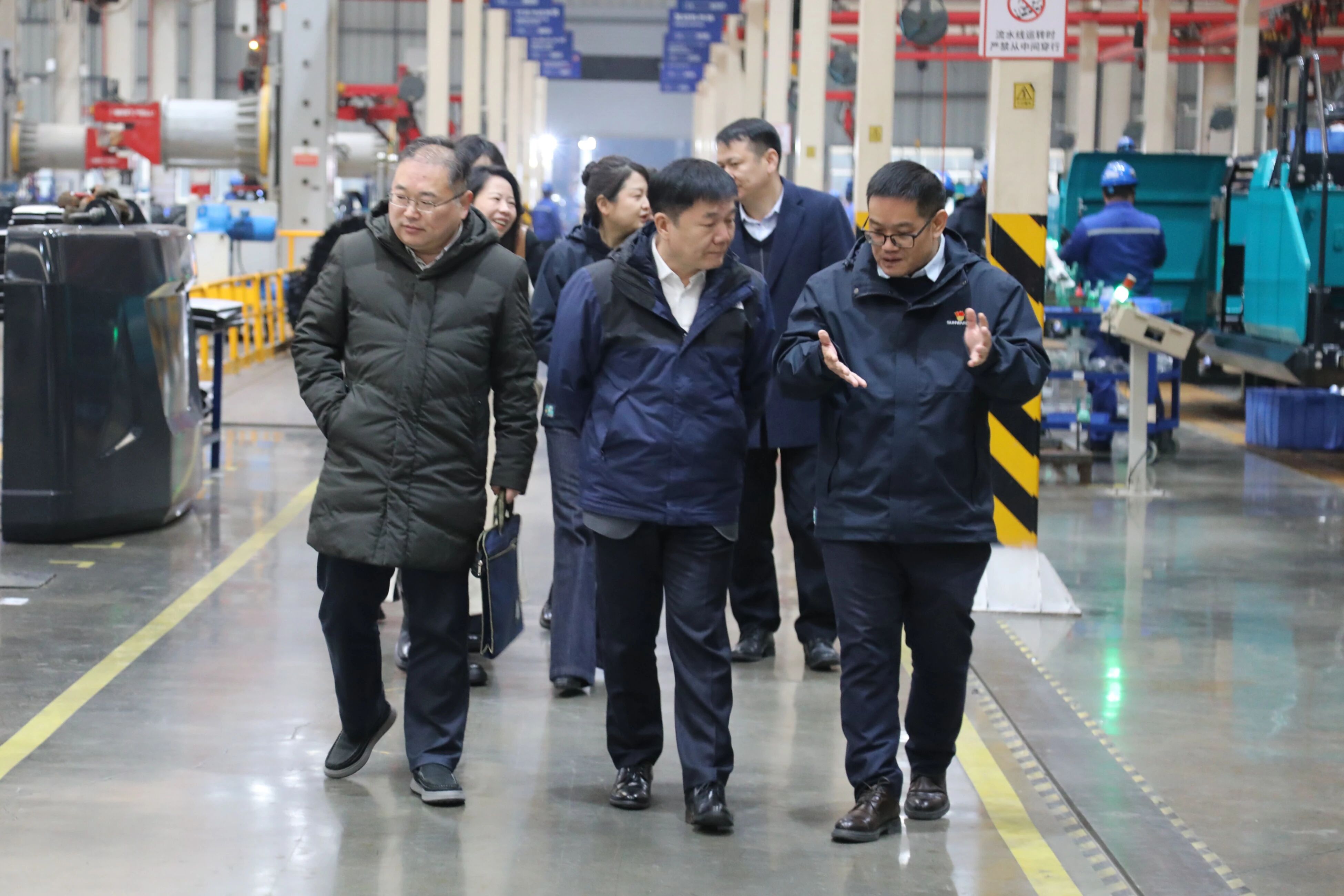 中国出口信誉保险公司湖南分公司掌管人蔡旺到访江山智能