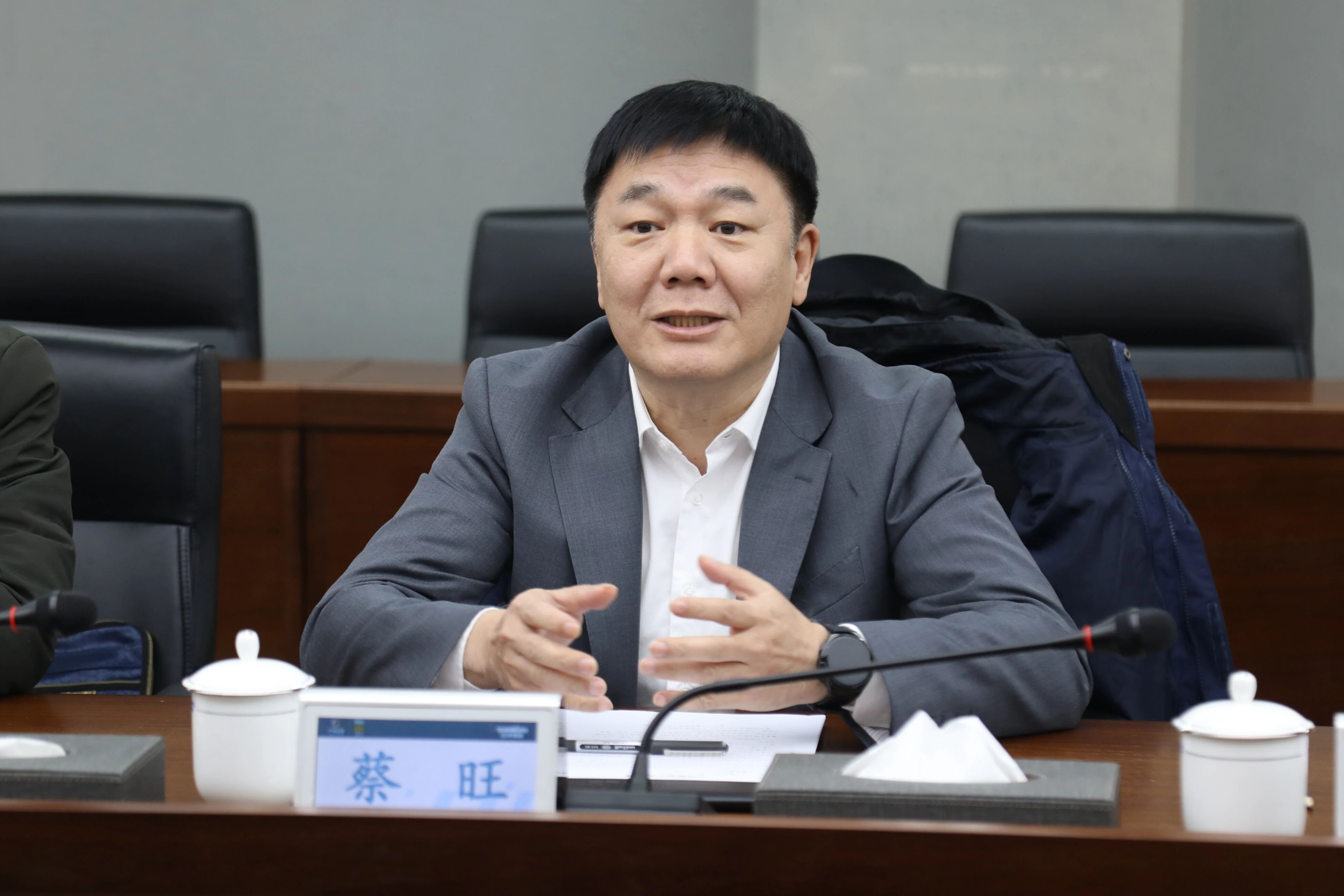 中国出口信誉保险公司湖南分公司掌管人蔡旺到访江山智能