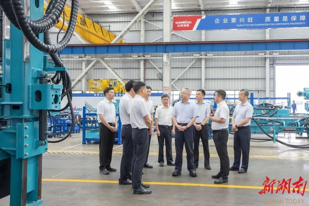 沈晓明走访调研江山智能设备股份有限公司